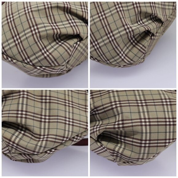 BURBERRY Nova Check Blue Label Shoulder Bag Canvas Beige - Picture 15 of 15